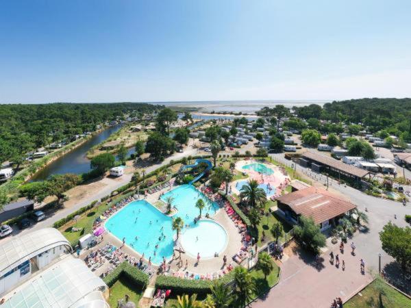 Mobil Home Xxl - Bord Lac - Camping Les Viviers - Lege Cap Ferret المظهر الخارجي الصورة