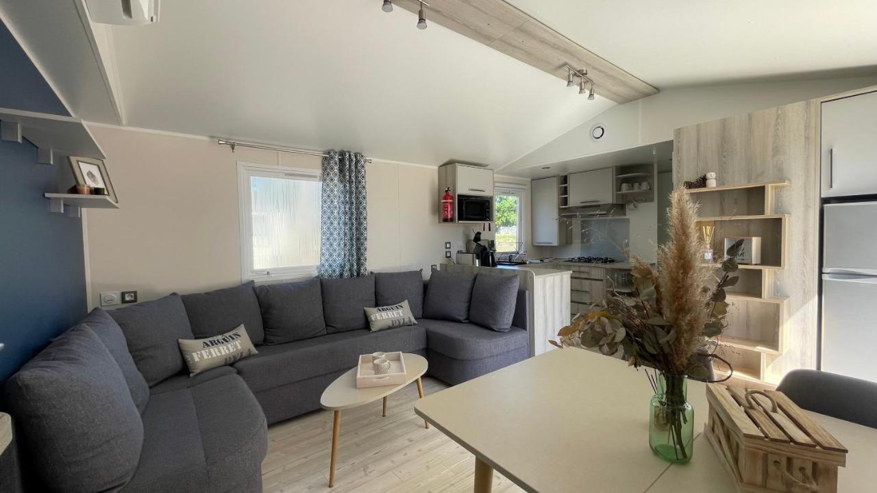 Mobil Home Xxl - Bord Lac - Camping Les Viviers - Lege Cap Ferret المظهر الخارجي الصورة