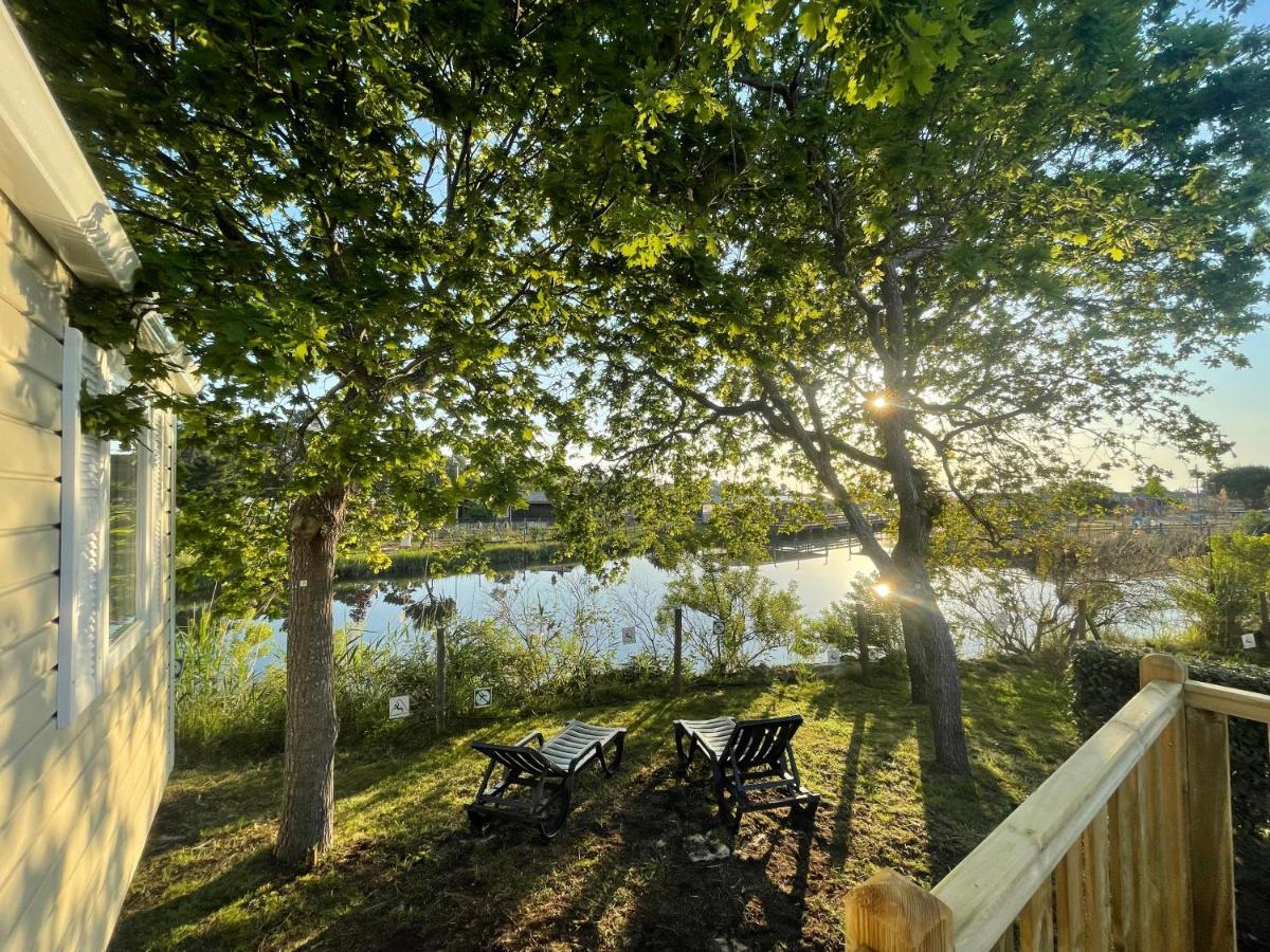 Mobil Home Xxl - Bord Lac - Camping Les Viviers - Lege Cap Ferret المظهر الخارجي الصورة