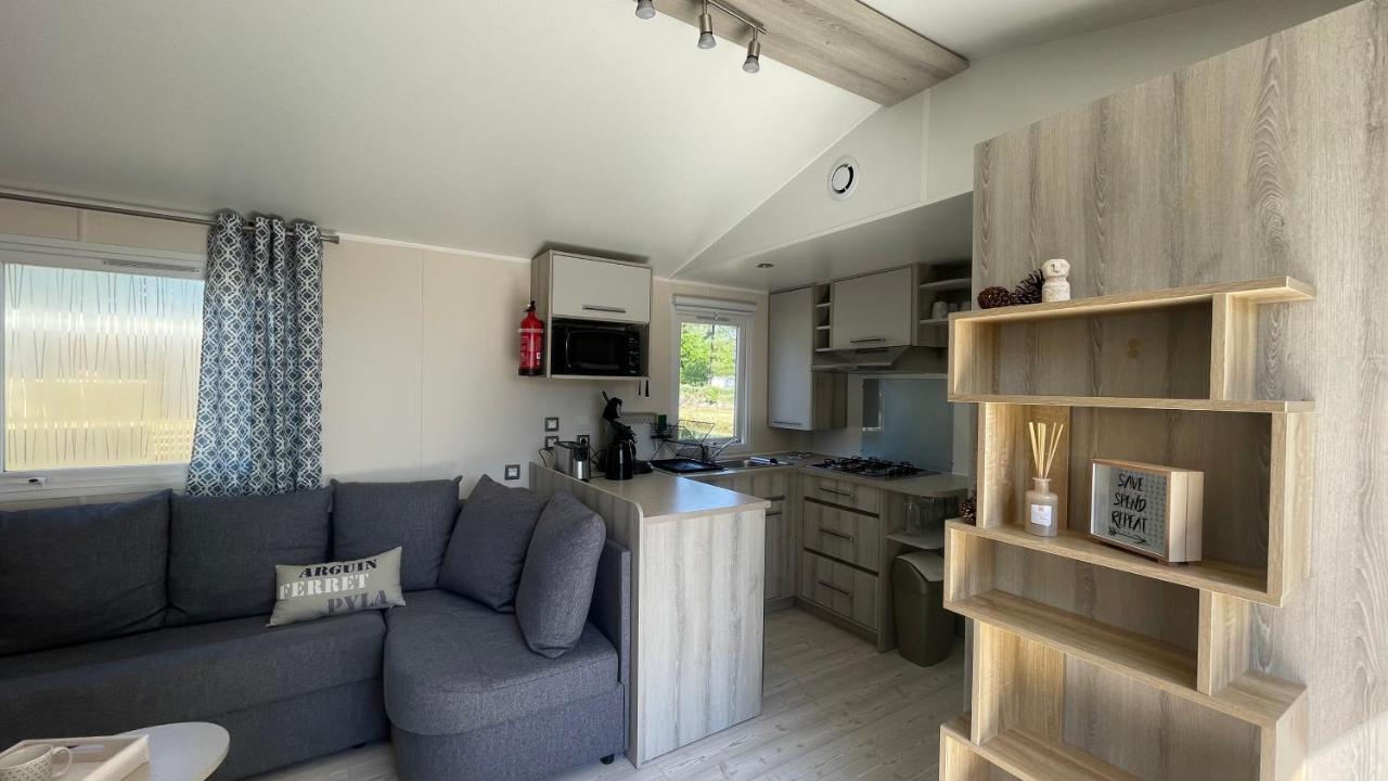 Mobil Home Xxl - Bord Lac - Camping Les Viviers - Lege Cap Ferret المظهر الخارجي الصورة