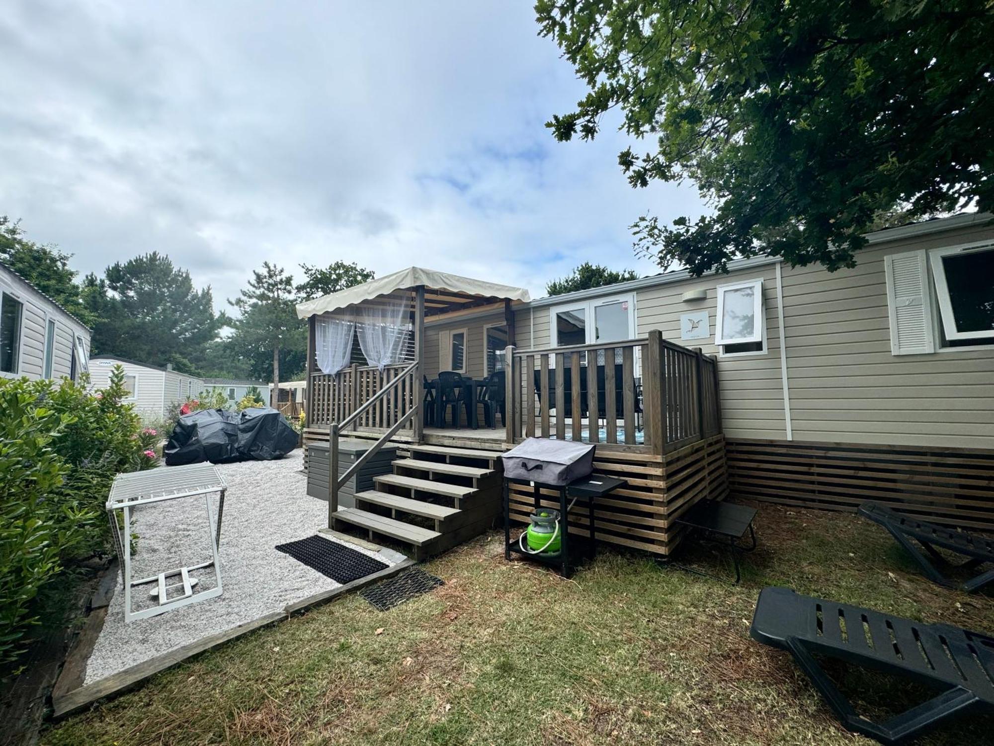 Mobil Home Xxl - Bord Lac - Camping Les Viviers - Lege Cap Ferret المظهر الخارجي الصورة