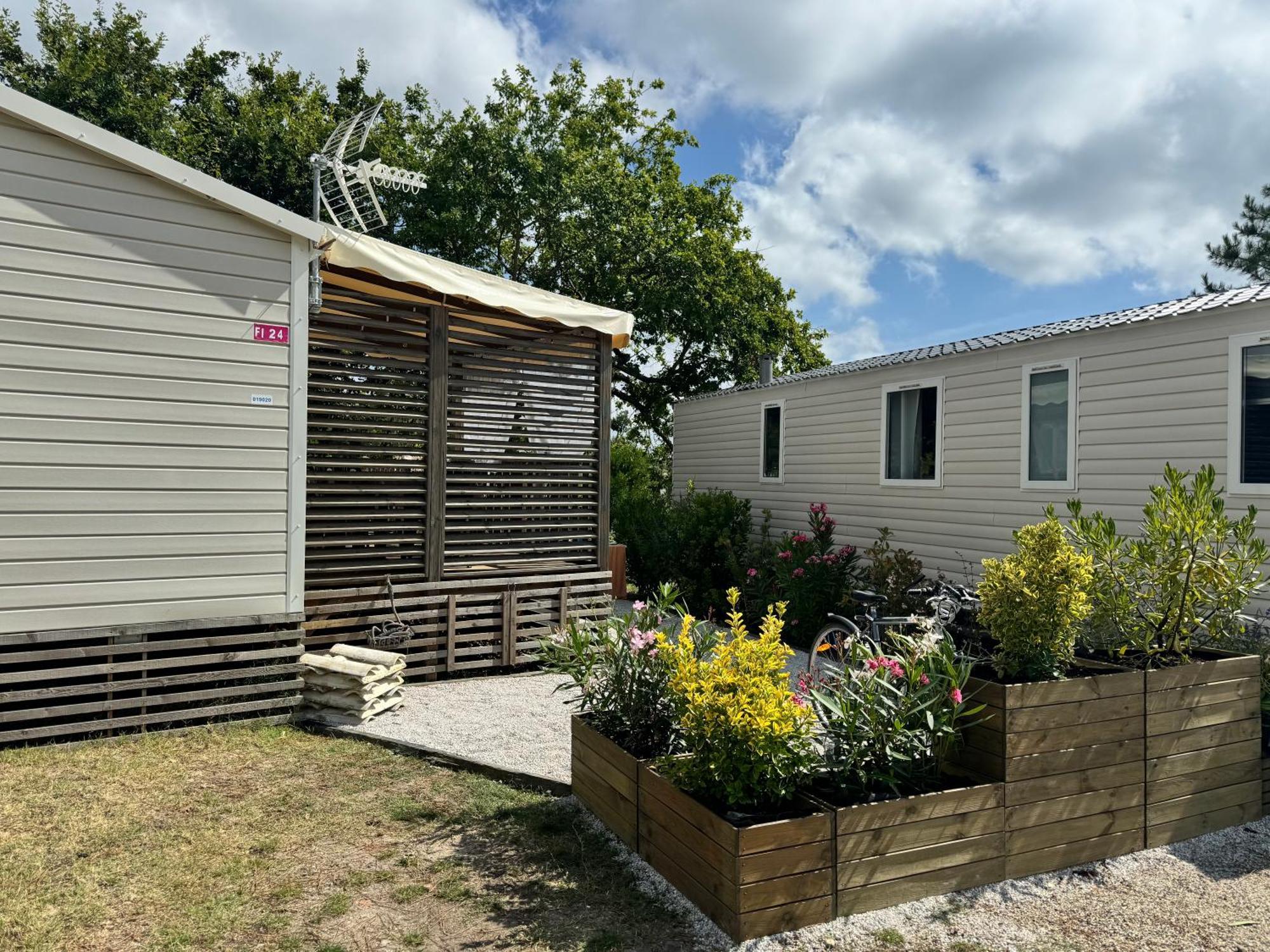 Mobil Home Xxl - Bord Lac - Camping Les Viviers - Lege Cap Ferret المظهر الخارجي الصورة
