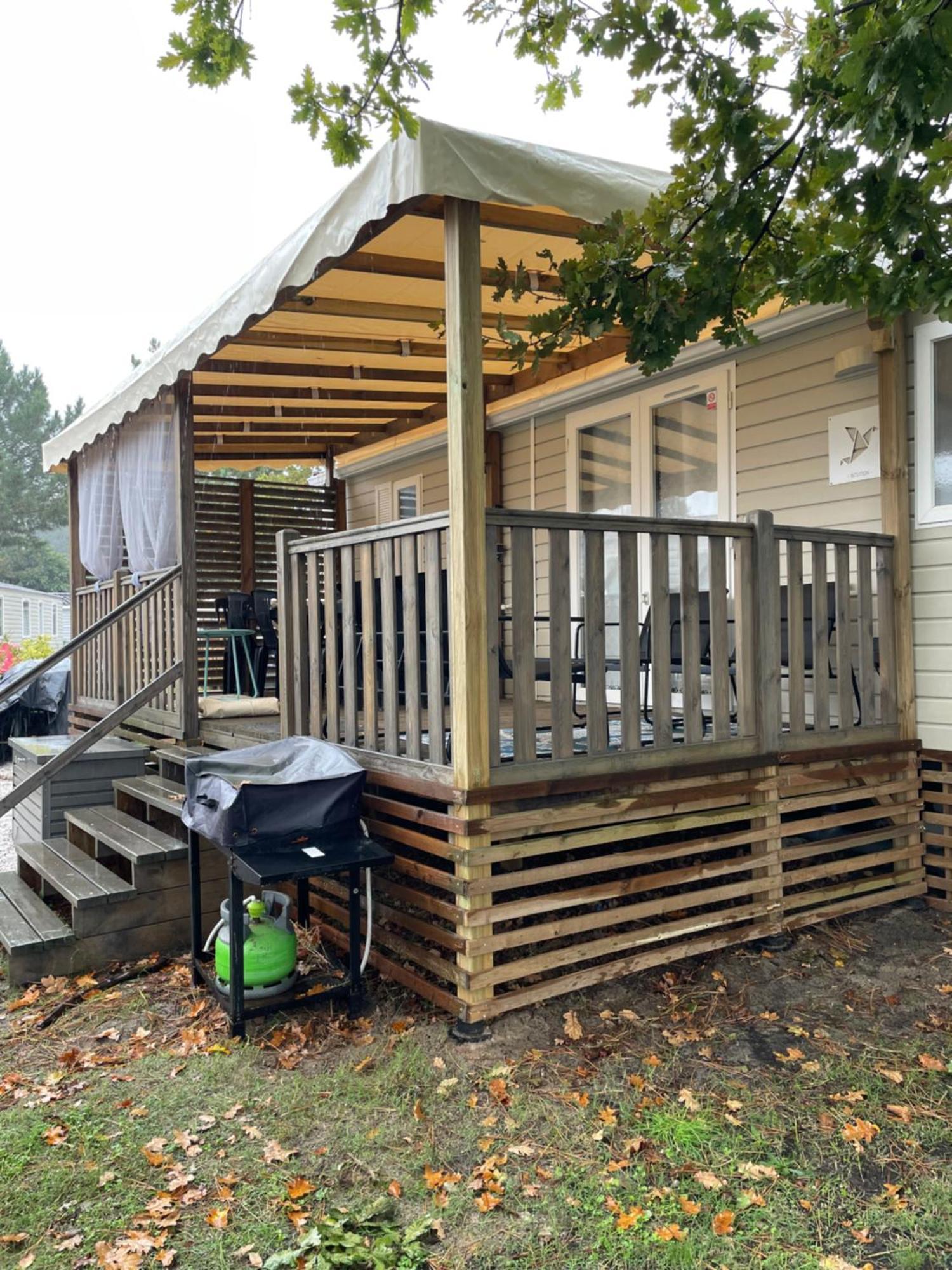 Mobil Home Xxl - Bord Lac - Camping Les Viviers - Lege Cap Ferret المظهر الخارجي الصورة